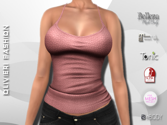 HOLLY HALTER TX - PINK