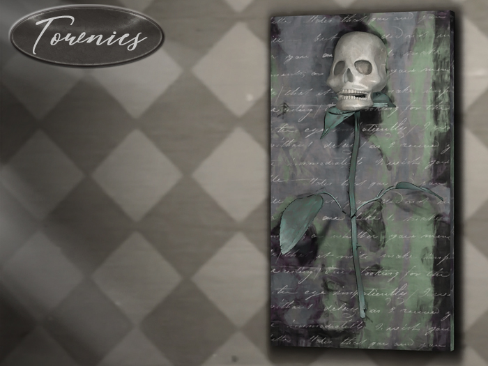 [Townies] Skull Rose Wall Art 5