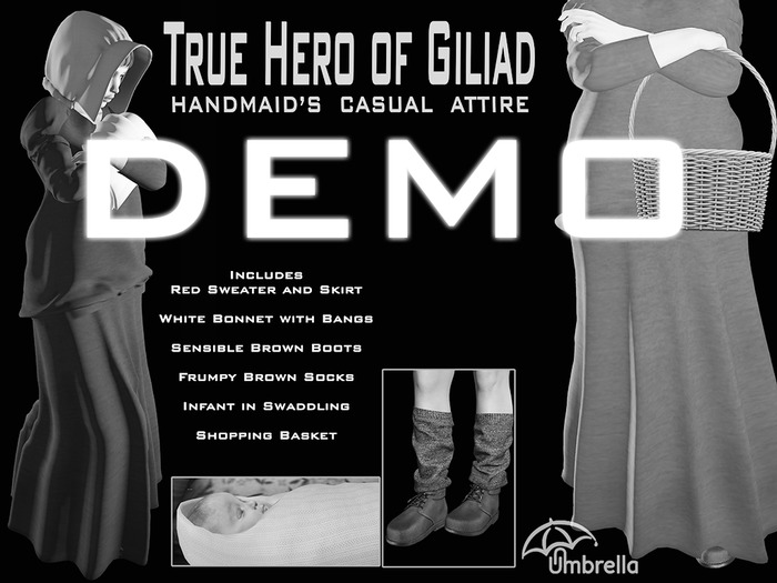 [u]DEMO True Hero of Giliad (Handmaid DEMO - dress only)