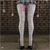(*<*) 1313 Drusilla Fishnets - White Spider