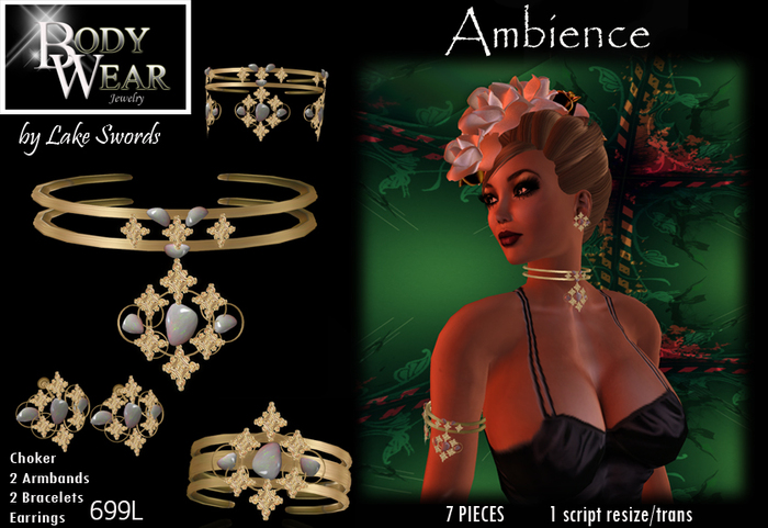 BODYWEAR JEWELRY - Ambience Jewelery Set