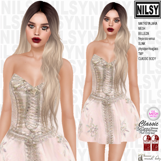 HALLOWEEN BRIDE DRESS,TMP,Maitreya,Belleza,Mesh,Slink