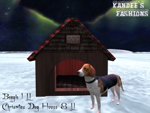 Promo Christmas Dog House (Beagle Included)