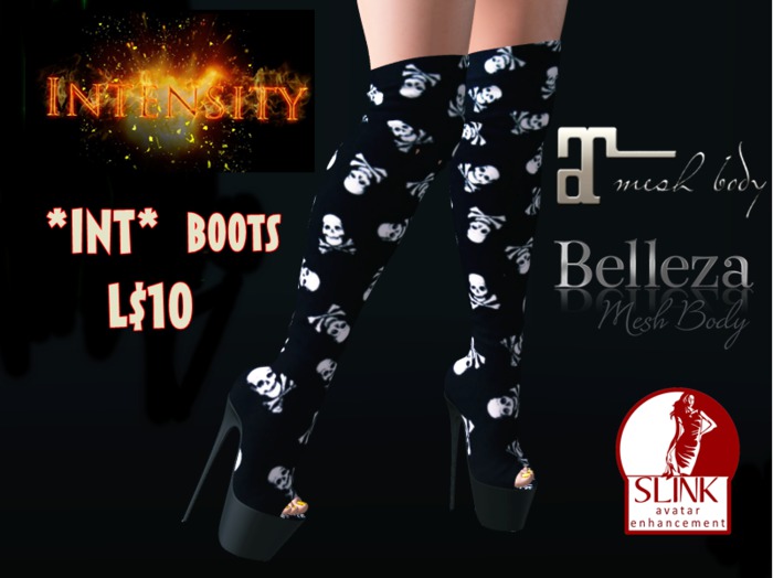 *INT* INTENSITY - Boots skull GIFT