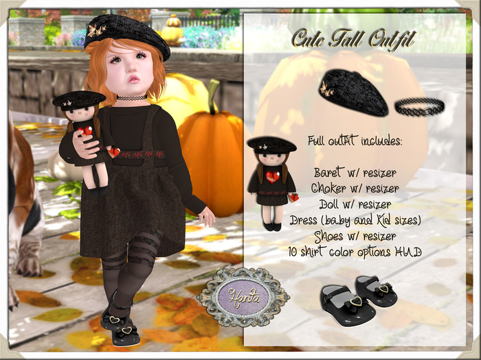 By Hanta - Cute Fall Outfit - Goth