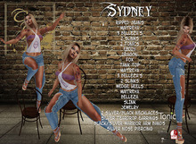 !CGF-*Sydney* Blue RIPPED jEANS OUTFIT