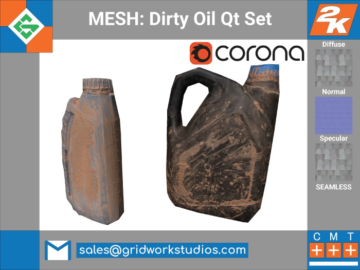MESH: Dirty Oil Jug Set