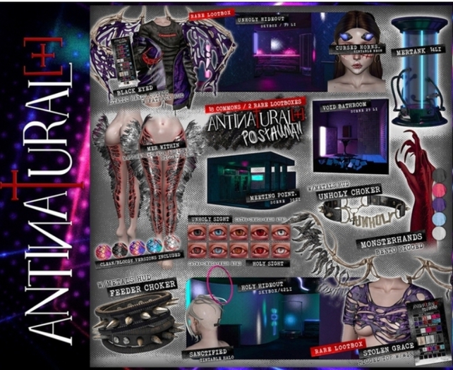 ANTINATURAL[+] Post-Human / Mer Within / TEAL / GIANNI