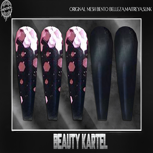 {BK} Reign Royalty Blanco Bento Nails {Set 05} V2 (ADD ME)