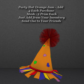 Party Hat Orange Jam - Add