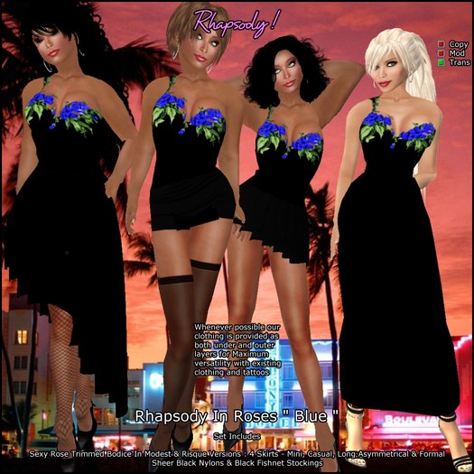 Rhapsody In Roses "Blue"