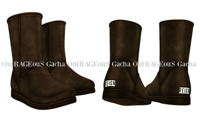 REIGN.- MOON BOOTS- Chocolate (#4 )