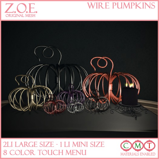 Z.O.E. Wire Pumpkins (Add)