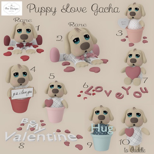 Bee Designs Puppy Love Gacha 7
