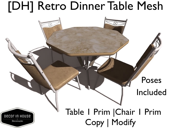 Retro Dinner Table Mesh