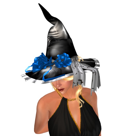 Mesh witch hat BLUE