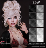 {Limerence} Clarissa hair-B&W