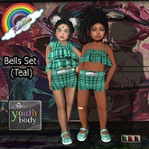 ((RBS))  Bells Set (Teal) - BEBE YOUTH 