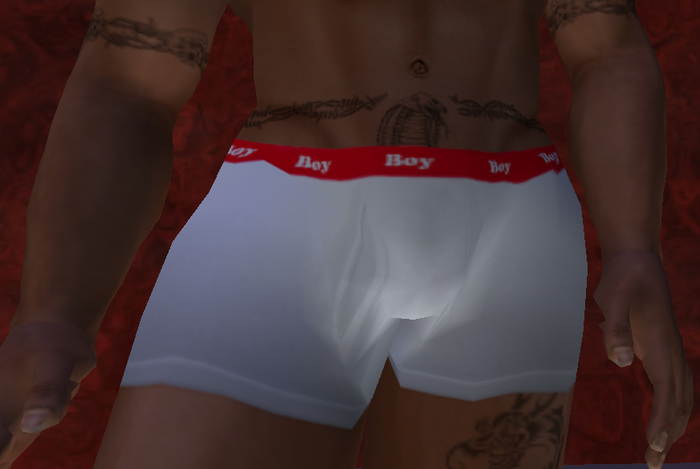 Boy panties white