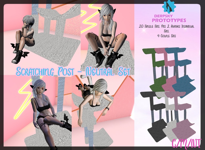 *DP* Neutral Kitty Post Lounge