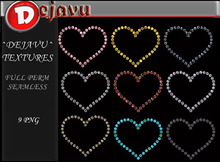 ^^Dejavu^ Full Perm Diamond Heart Png