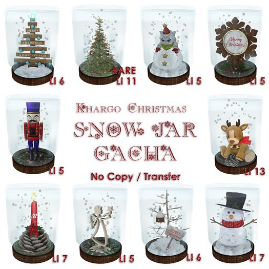 khargo christmas snowflake jar