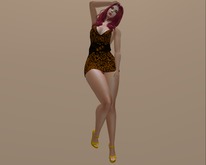 Rovelyn Flower Embossed Dress eBody