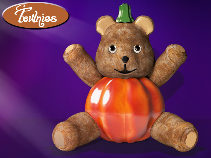 Townies Halloween Boo Bear Pumpkin Hug