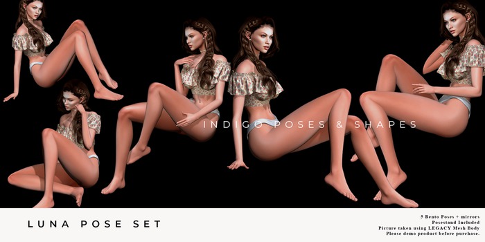 [InDiGo] Luna Bento Pose Set