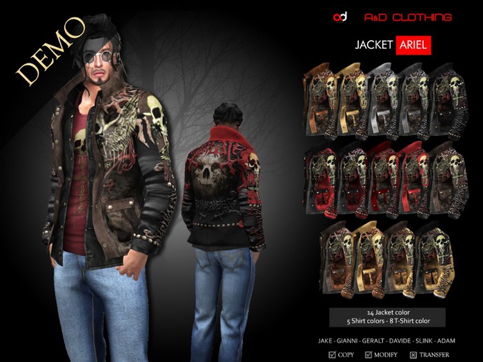 A&D Clothing - Jacket -Ariel-  DEMOs
