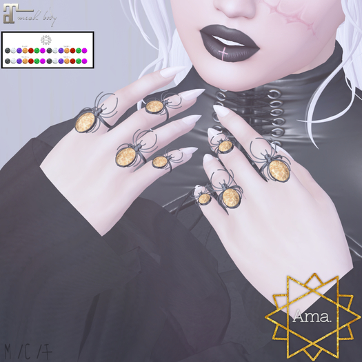Ama. : DEMO Spider Rings [Maitreya exp]