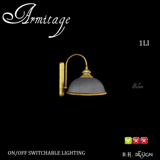 BHD ARMITAGE LIGHTING 1  LAMPS (SILVER)