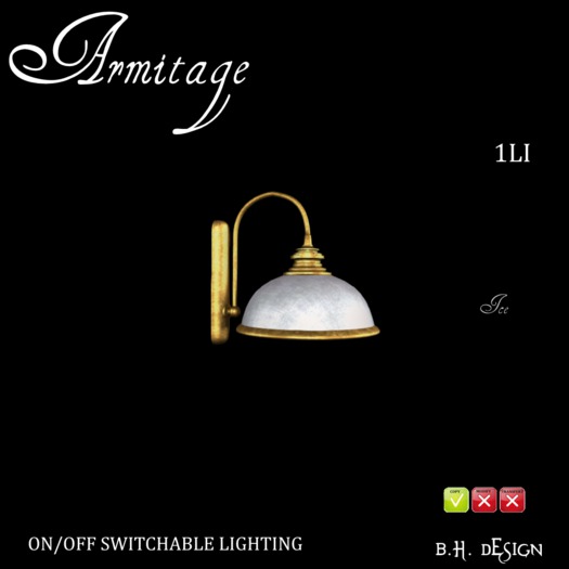 BHD ARMITAGE LIGHTING 1  LAMPS (ICE)
