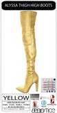 Baiastice_Alyssa Thigh High Boots-Yellow