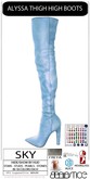 Baiastice_Alyssa Thigh High Boots-Sky