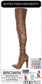Baiastice_Alyssa Thigh High Boots-Brown