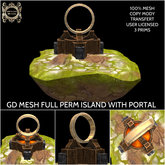 GD MESH FULL PERM ISLAND WITH PORTAL