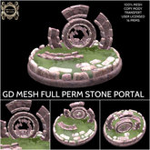 GD MESH FULL PERM STONE PORTAL