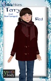 {M} [Terry Winter Coat] [Red] [Youth] [Boxed]