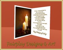 ~FDA~ My Love on Thanksgiving Day Greeting Card*TOUCH ME*