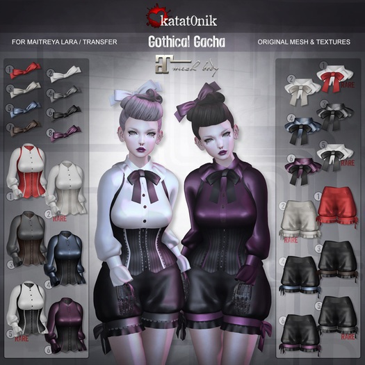 *katat0nik* (collar6 / Maitreya) Gothical Gacha