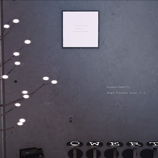 [Dope+Mercy]Wall Poster box 1:1