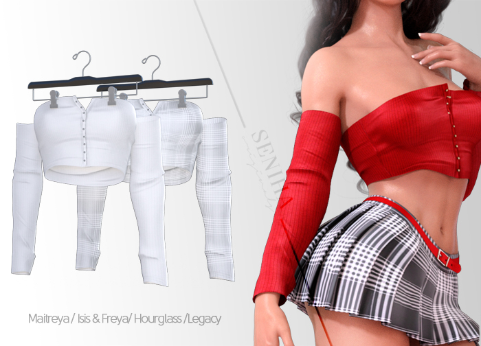 Seniha. Alexa Top // White