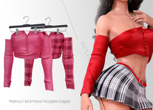 Seniha. Alexa Top // Dark Pink