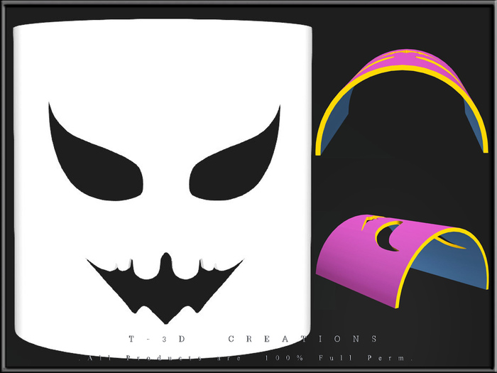 T-3D Creations [ Rounded Curve Mask ] Micro and Regular Mesh - Full Perm