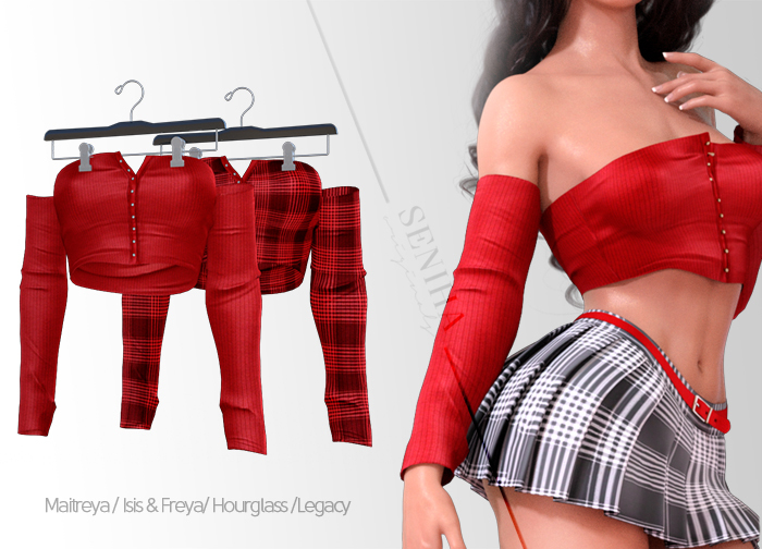 Seniha. Alexa Top // Red