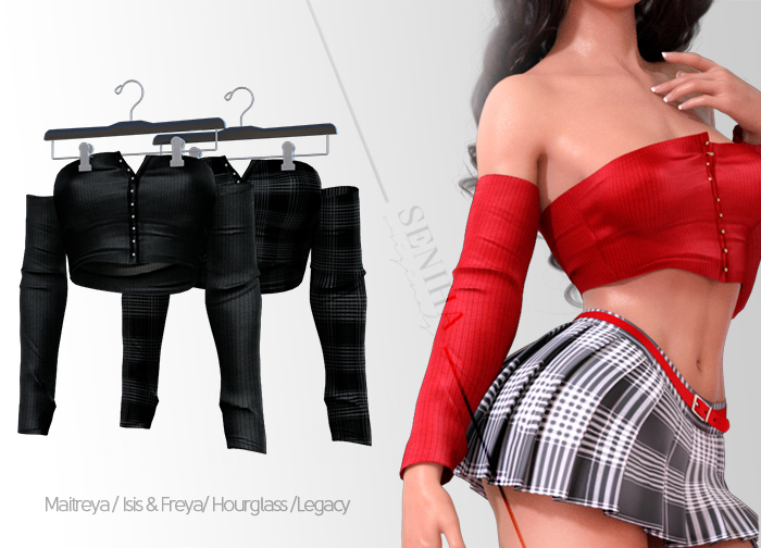 Seniha. Alexa Top // Black