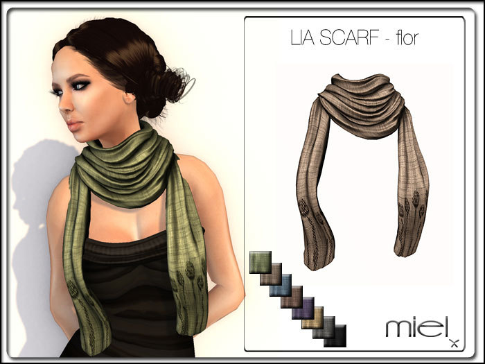 MIEL LIA SCARF - flor