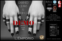 D*E*M*O L'Emporio::*Damned Claws & Rings*:: -BENTO-TRIAL-