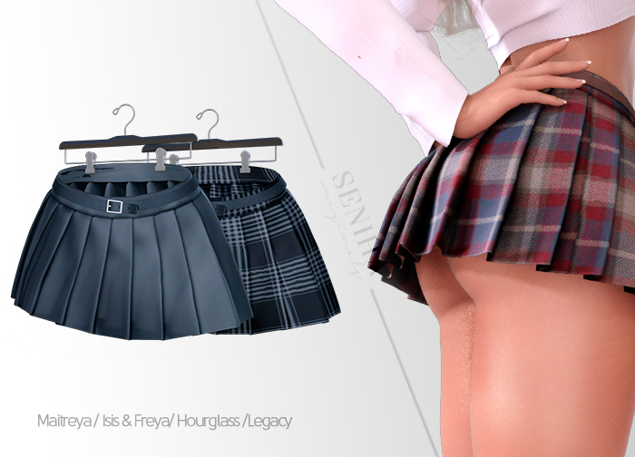 Seniha. Alexa Skirt // Dark Blue